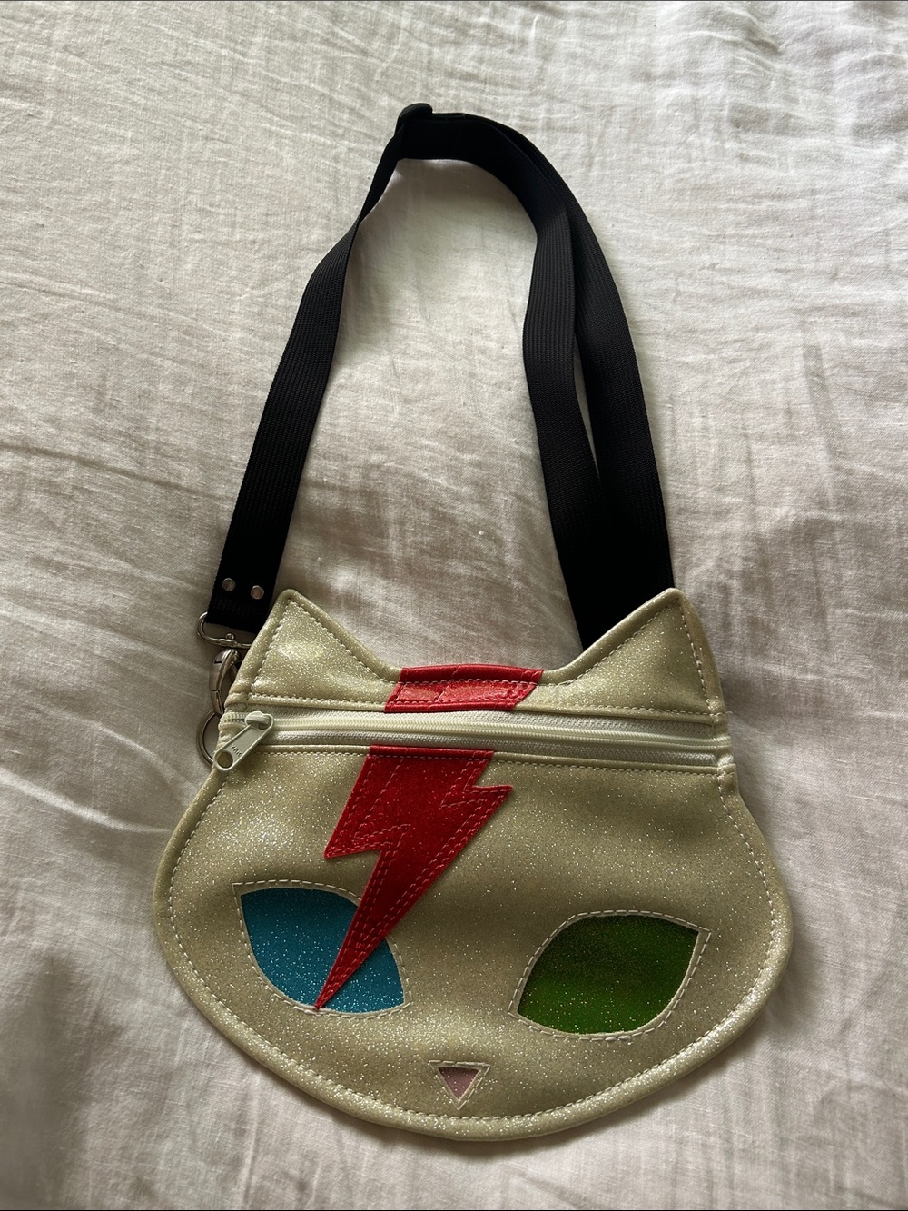 Cat David Bowie fanny pack. (Trixie B True)